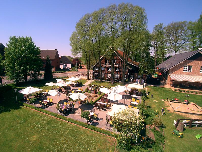 Landhaus Föcker - Luftaufnahme